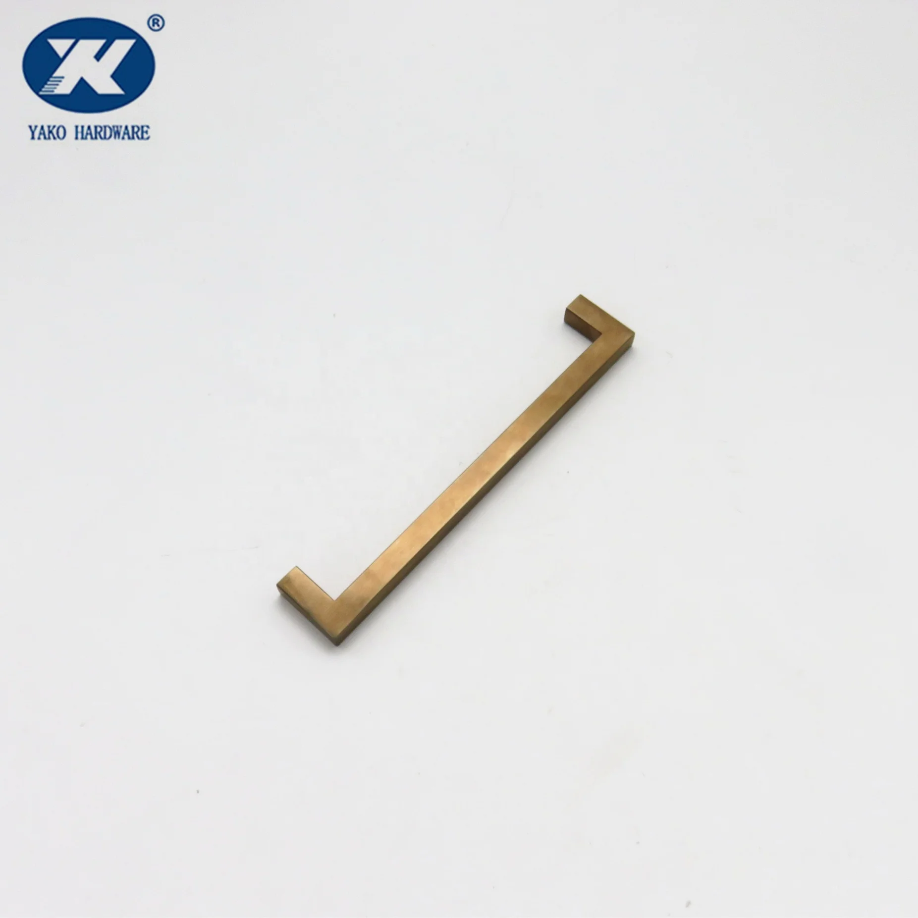 Colorful Furniture Handle Stainless Steel Hollow Square Tube Straight Corner Kitchen Cabinet Drawer Bar Handle
