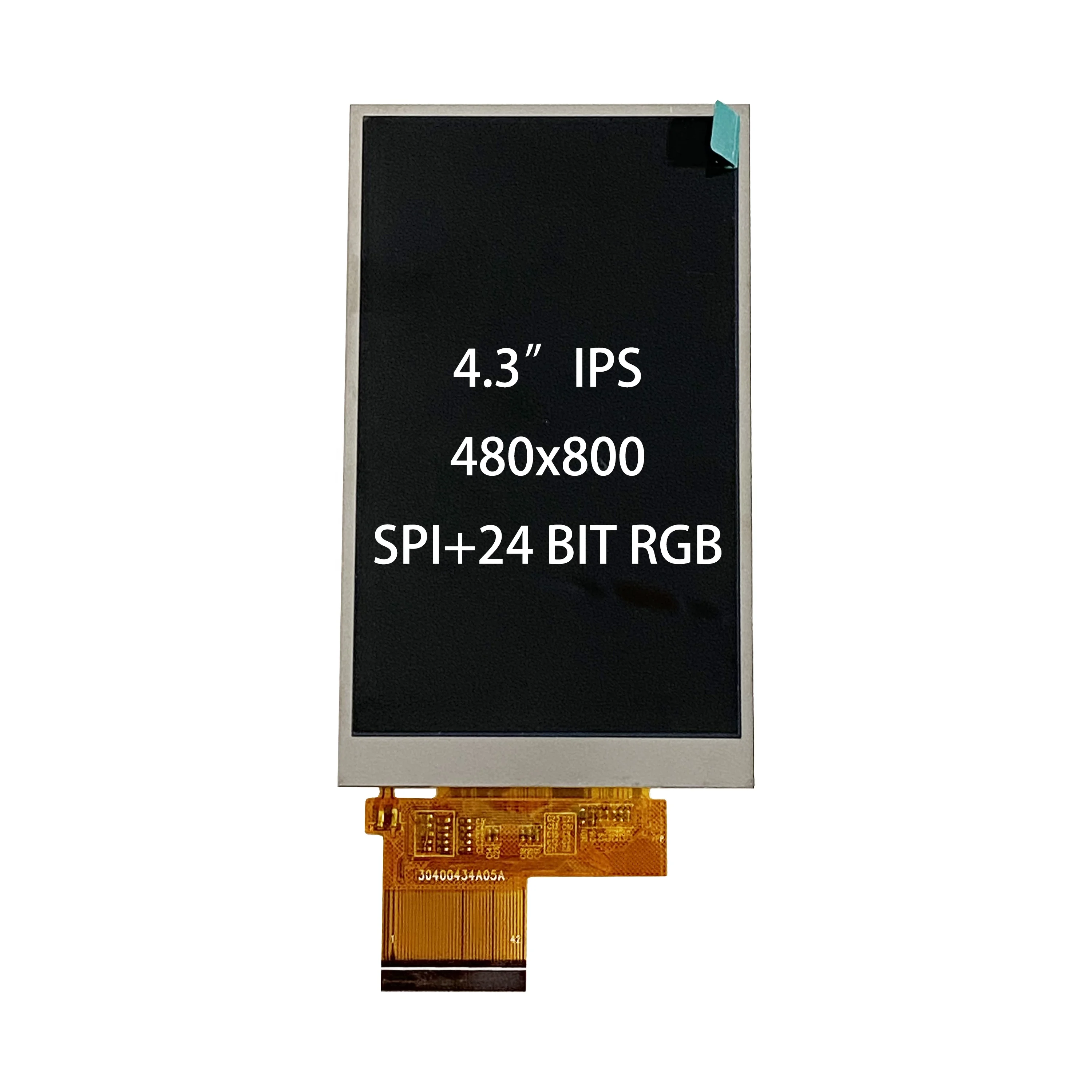 4,3 дюймовый 480x800 TFT LCD SPI интерфейс IPS экран модульная панель 4,3 дюймовый TFT дисплей