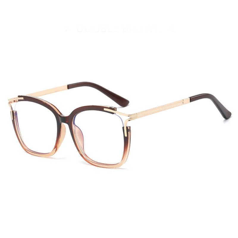 Latest Female TR90 Eyewear Frame Anti Blue Light Lens Optical Glasses Vintage Cat Eye Glasses Frames