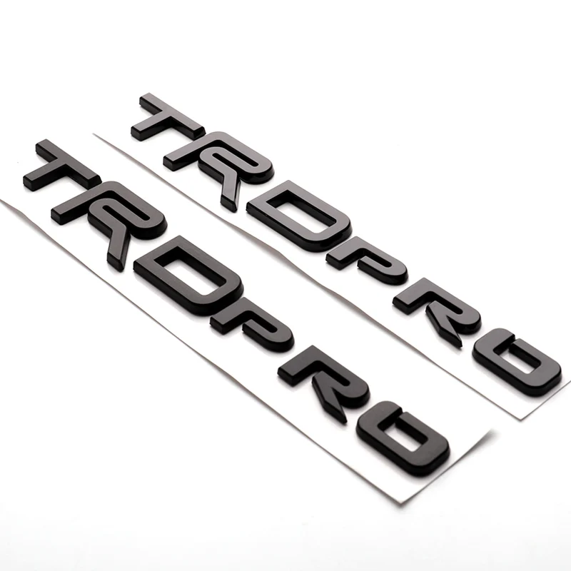 Unique Custom Adhesive Chrome Metal Auto Rear Trunk Letter Badge Car Emblem