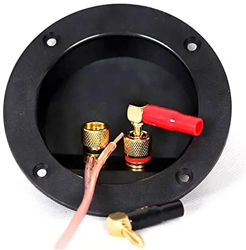 2-Way speaker box terminal connector Car subwoofer plug speaker terminal cup