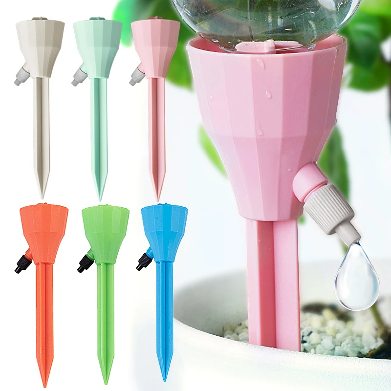 Wireless Air Drop Drip Feed Bottle Adjustable Plant Watering Spikes Automatic Drip Irrigation System with Slow Release Control