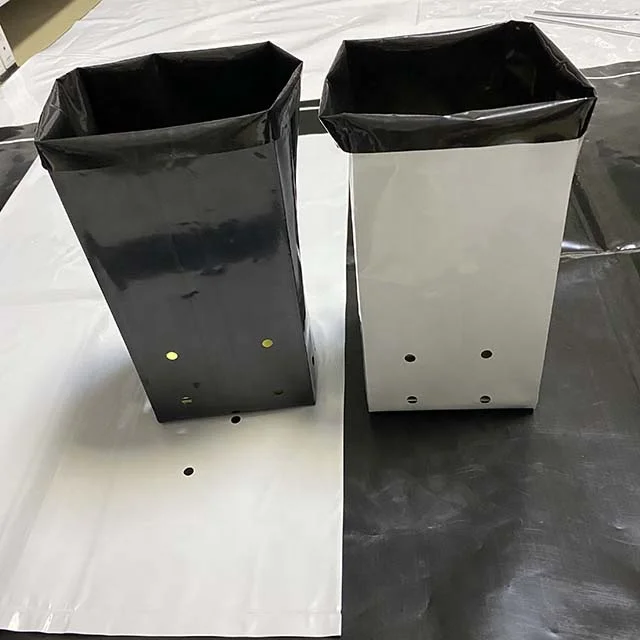 Полимерные пакеты для посадки растений с отверстиями слива сельского хозяйства промышленная садовая посадка