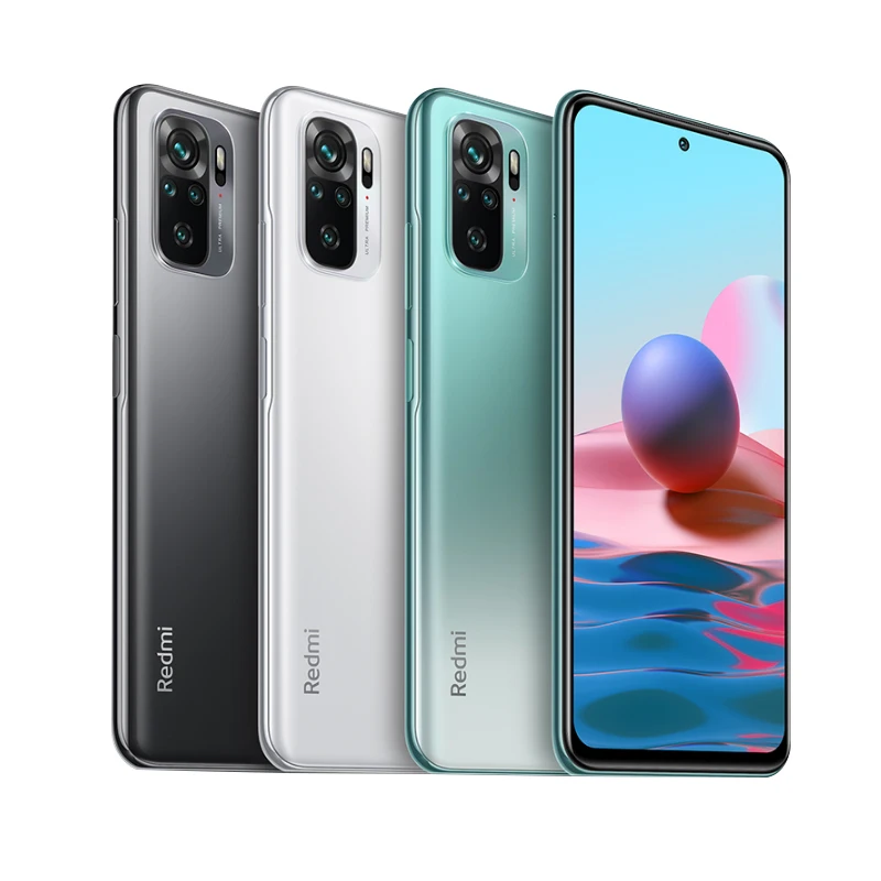 Телефон Xiaomi Redmi note 10 глобальной версии, 4 Гб 128 ГБ 33 Вт, быстрая зарядка, 48 МП, AMOLED дисплей 6,43 дюйма, 5000 мАч, сотовый телефон redmi Note10