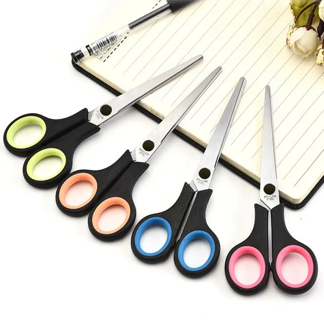 Школьные Ножницы для детей 6 5 дюйма Острые рукоделия ножницы творчества и с мягкой