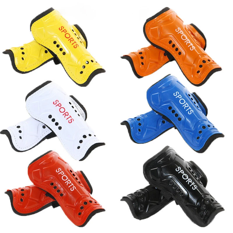 High Quality Custom Design  Professional Shin Pads Shin Guard Soccer for Kids Adults Size