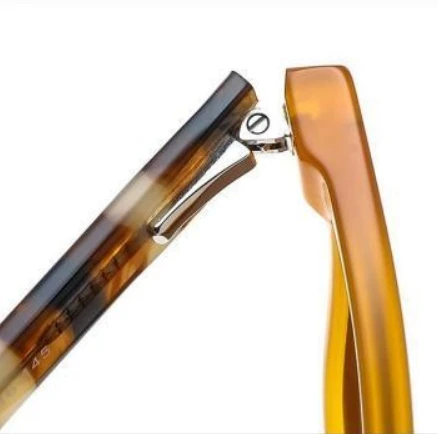 Hot Sale Designer Eyewear Polarized 100% UVA/UVB Rainbow Wood Sunglasses Acetate Frame for Men Women Black Polarized Lenses 2024