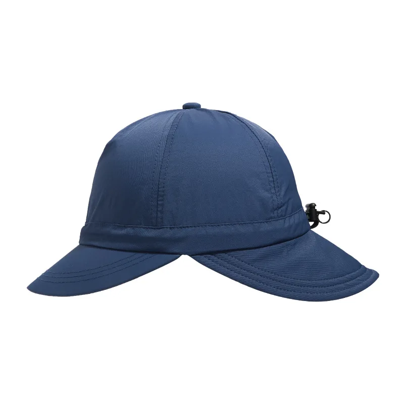 new design double visor baseball running cap dry fit nylon baseball cap for outdoor hiking