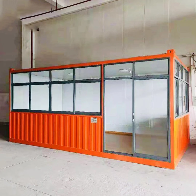 Four Season Solarium Aluminum Glass Container Prefab Houses For Outside