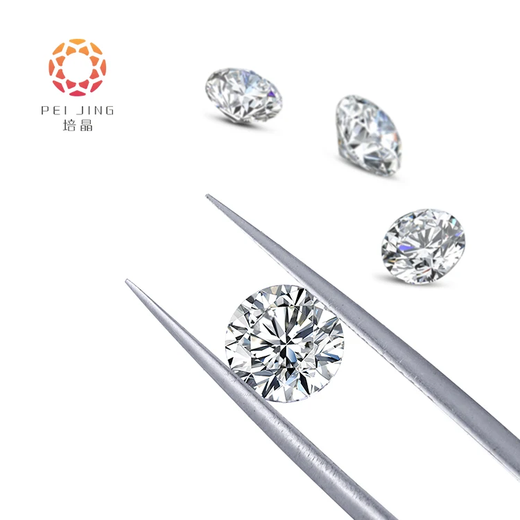 2.7-3.3mm 0.08-0.12ct/pc DEF VVS-VS Popular Size Lab Made High Quality 3mm Diamonds For Necklace Setting