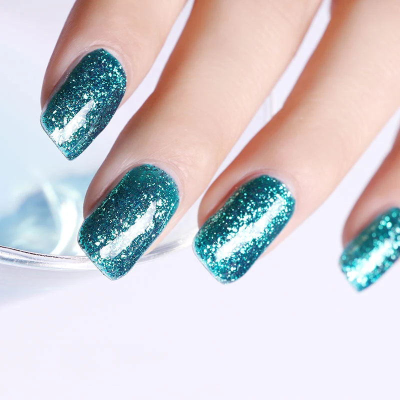 HEMA FREE Glitter UV Gel Nail Polish Set Color Series Led Nail Gel Varnish Semi Permanent Led Nail Lacquer Sequins Gel