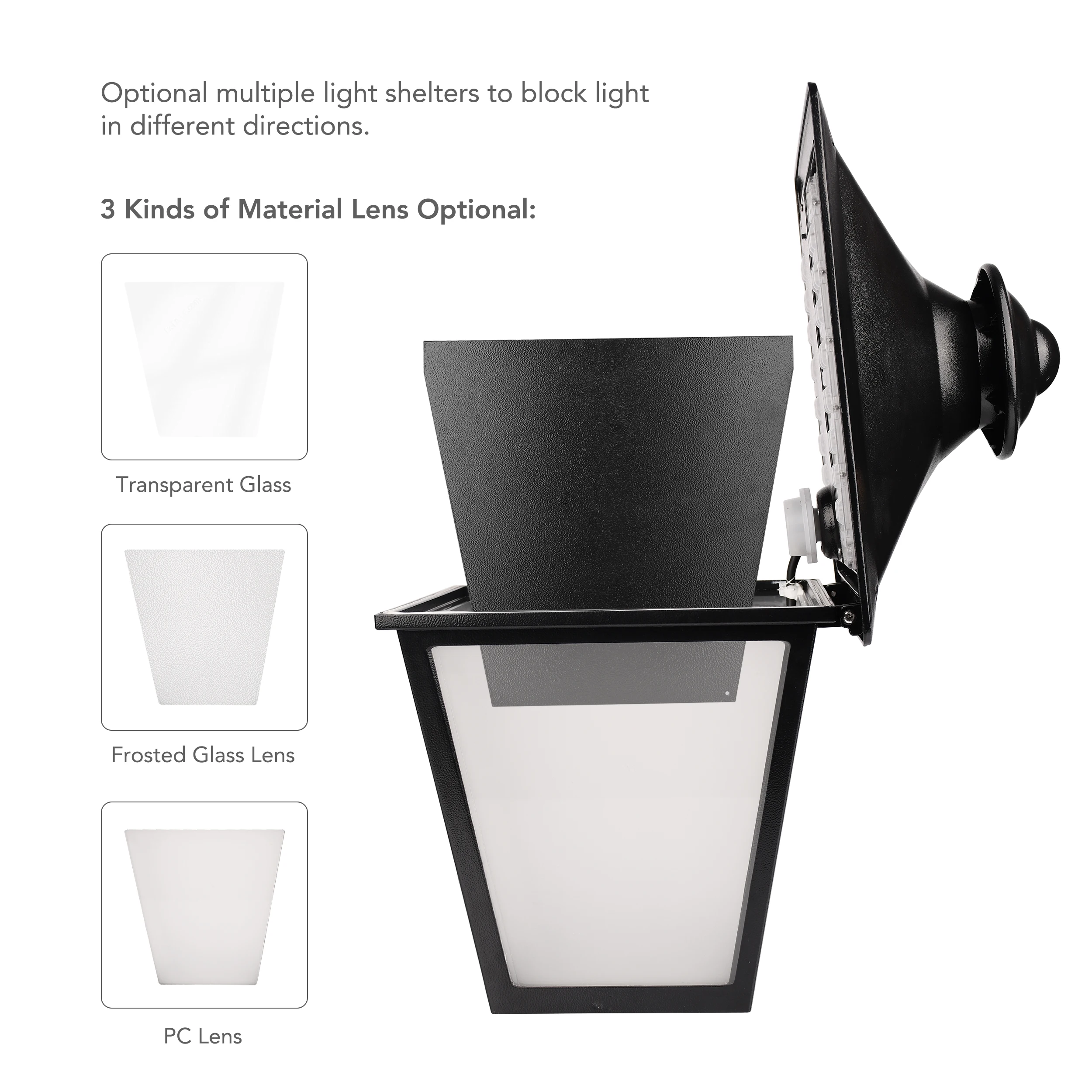 American Style Garden Lamp Post Light High Pole Outdoor IP65 Landscape Street Light for Garden