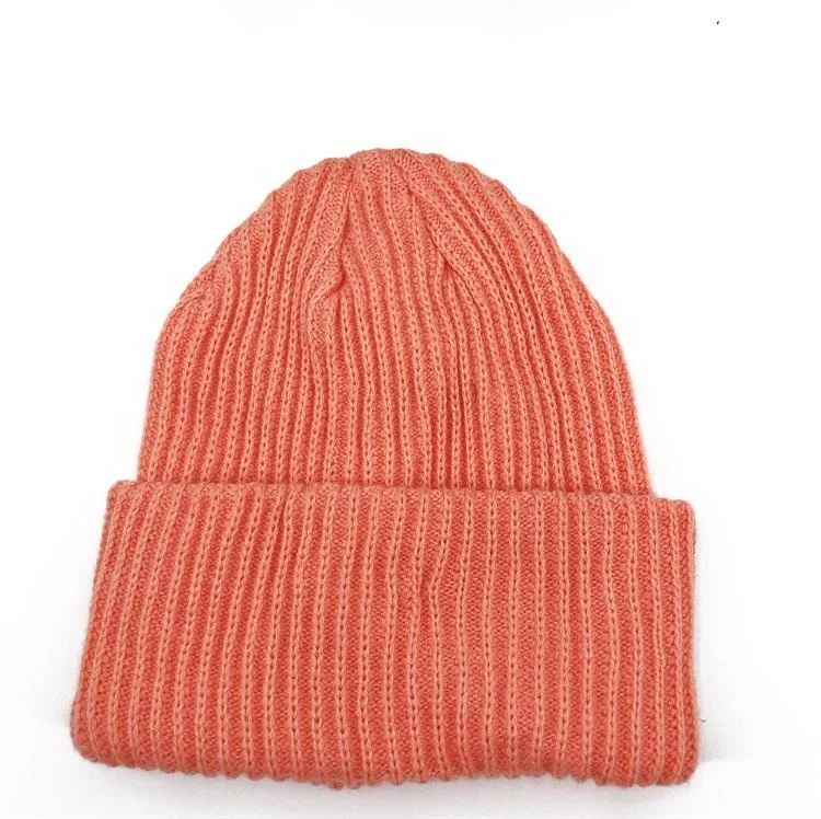 Hot Sale Knitted Beanie Warm Hat Outdoor Leisure Warm Winter Ladies Beanie Hat For Autumn Winter