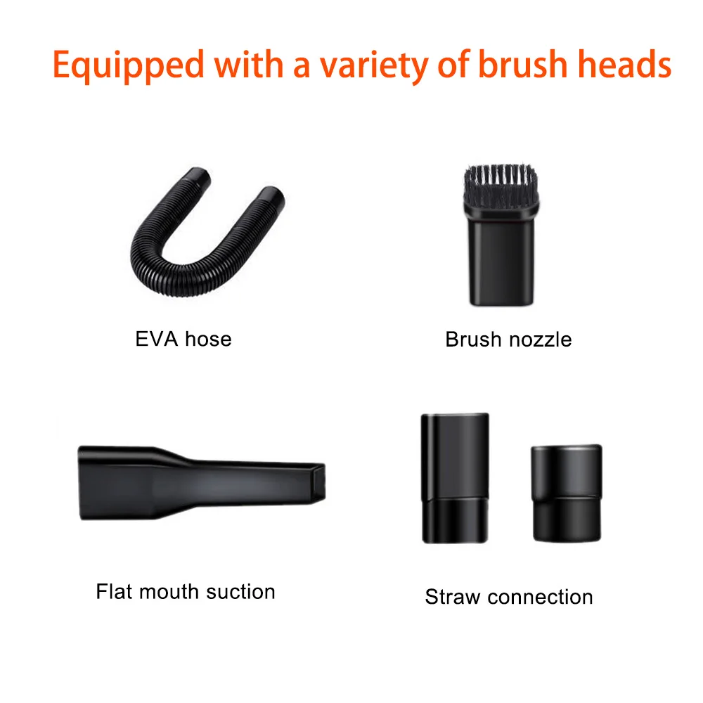 
Car Vacuum Cleaner 12V With 120W for Auto Mini Portable Wet Dry Handheld Duster 