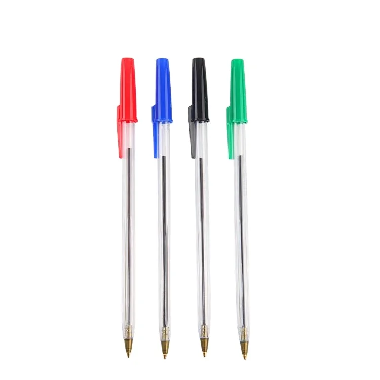 Beifa Brand KA127622 Simple Style Rainbow Color Cheap Plastic Ballpoint Pens Ball Point Promotional
