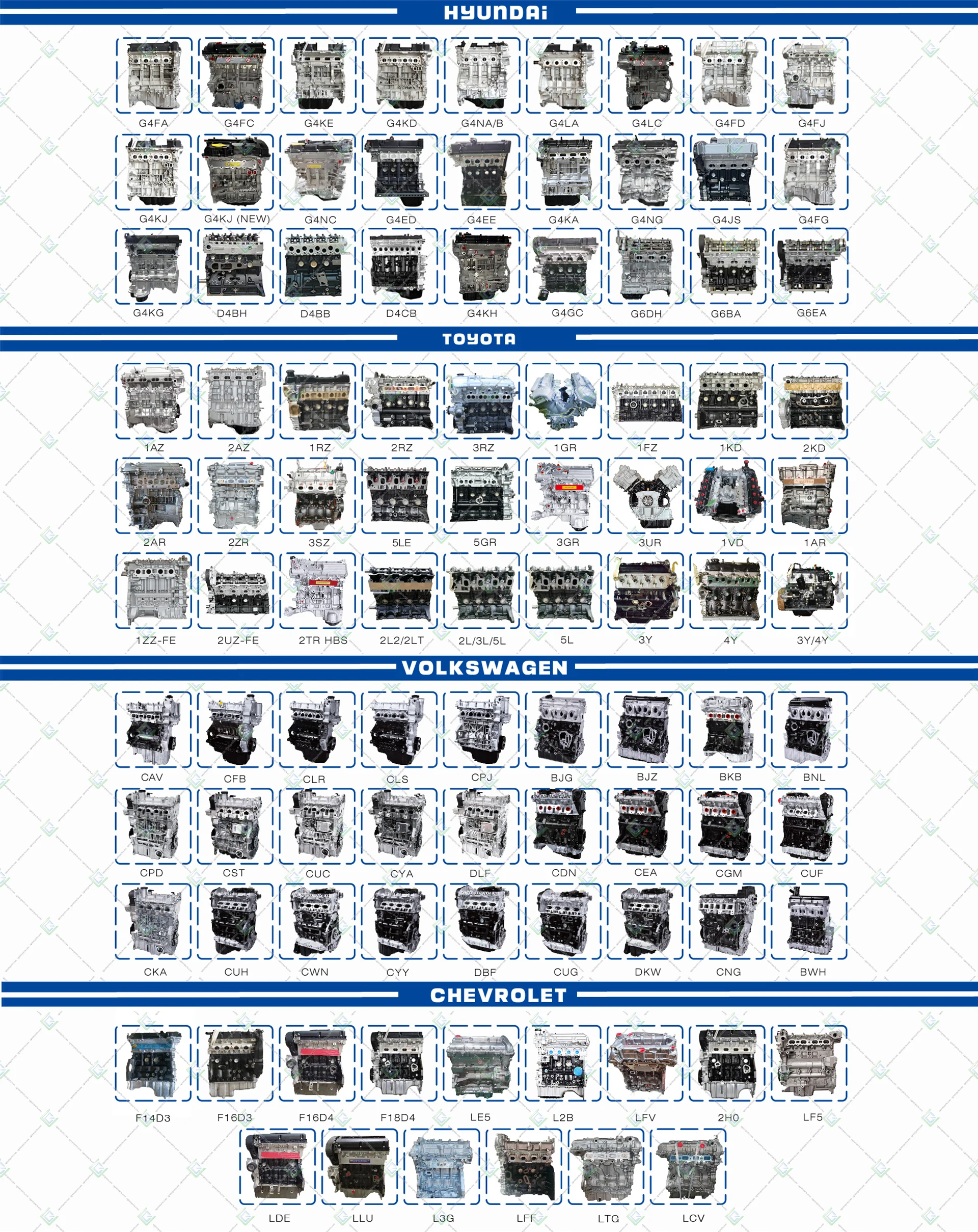 Newpars Manufacturer Engine Part 2.5L WL Long Block For Mazda B-SERIE Ford RANGER Wl-T WL Engine
