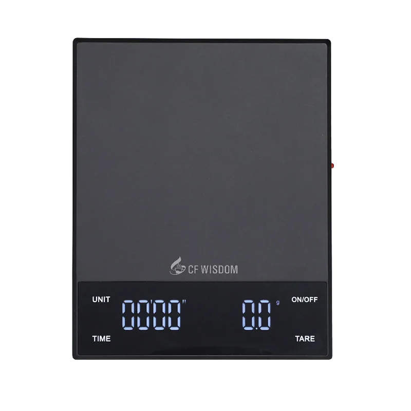 Custom Logo Wholesale LED Display Kitchen Coffee Scale With Waterproof Pad