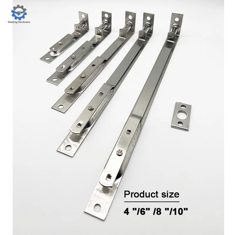 Door Accessories Factory 18 mm Width L Shape Stainless Steel Hidden Latch For Wood Door