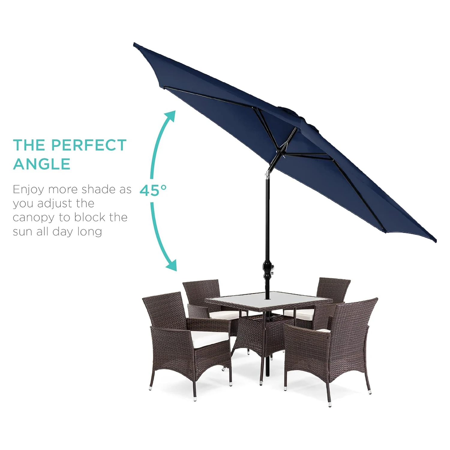 Outdoor Parasol Courtyard Umbrella Large Garden Sun Umbrella Patio Umbrella With Steering Center Column
