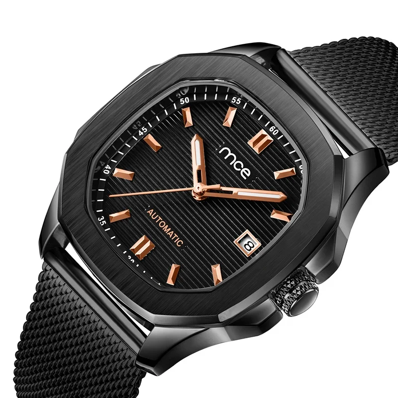 New Trend FOKSY Own Patent Square Automatic Man Watch Perfect Luxury Manufacturer in China