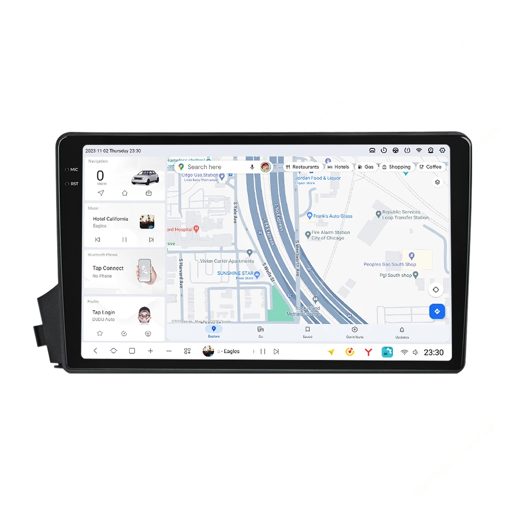 MEKEDE DUDU7 car radio 2k screen 4G LTE WiFi car-play auto For SsangYong Kyron 2005-2011 360 panoramic camera