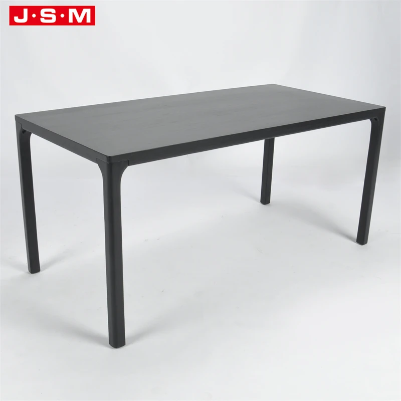 Минималистичный большой квадратный обеденный стол для 8 стульев из массива