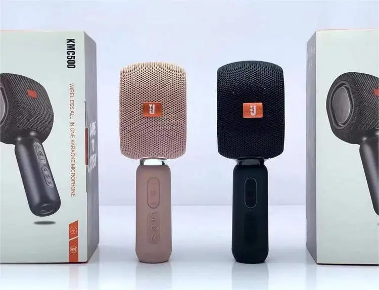 Live Karaoke Microphone Speaker KMC500 Wireless Player Speaker Microphone