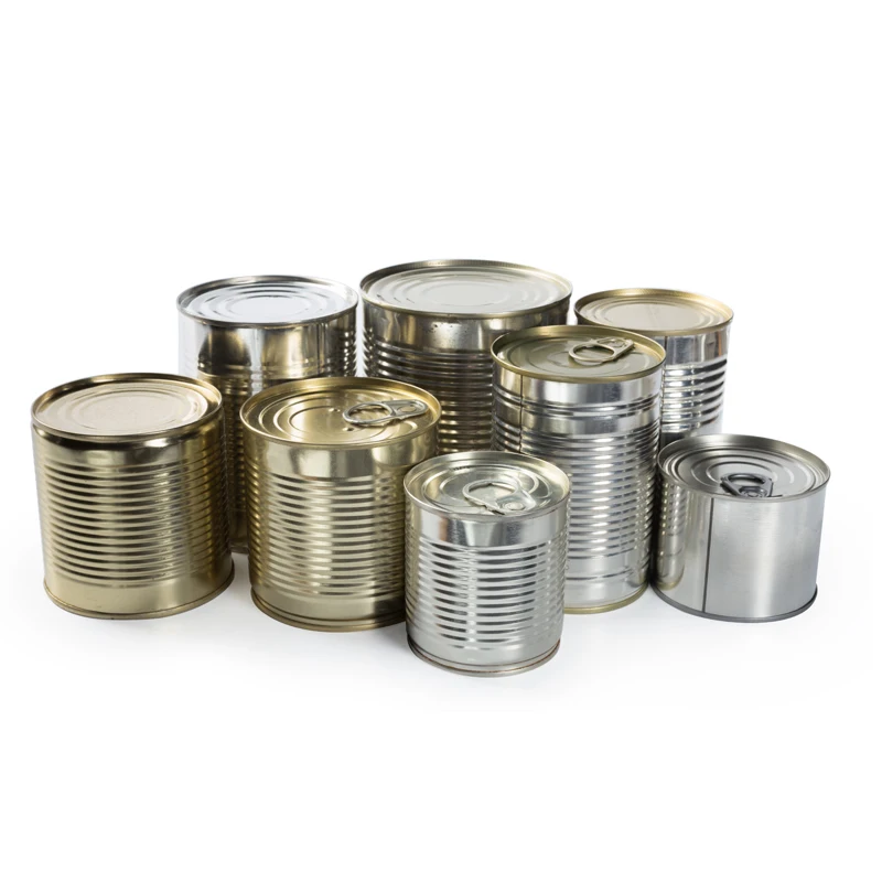 Hot Sale High Quality 200ml Tin Can for Tomato Package  With Metal Lid Easy Open End