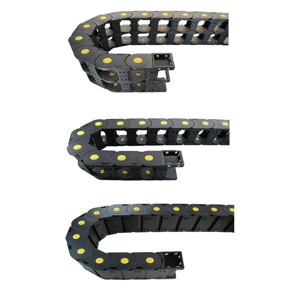 25x57 Openable Type Plastic Energy Drag Chain For Automatic Cnc Lathe