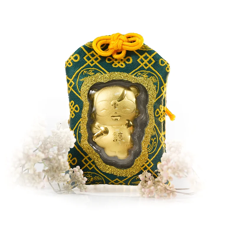 
Children health/happiness/luck fengshui amulets Blessed by eminent monks lucky charm 