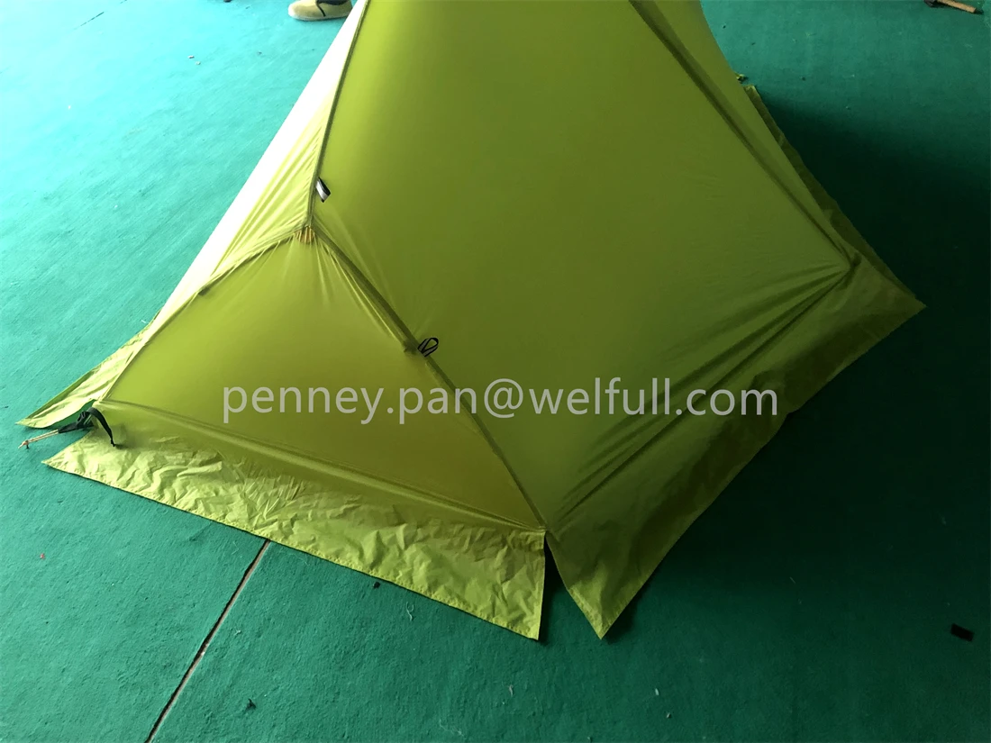 Outdoor Deluxe 20d Nylon Silica Gel Waterproof Double-layer Lightweight Cold Winter Camping Tent For Most Extreme Con conditions