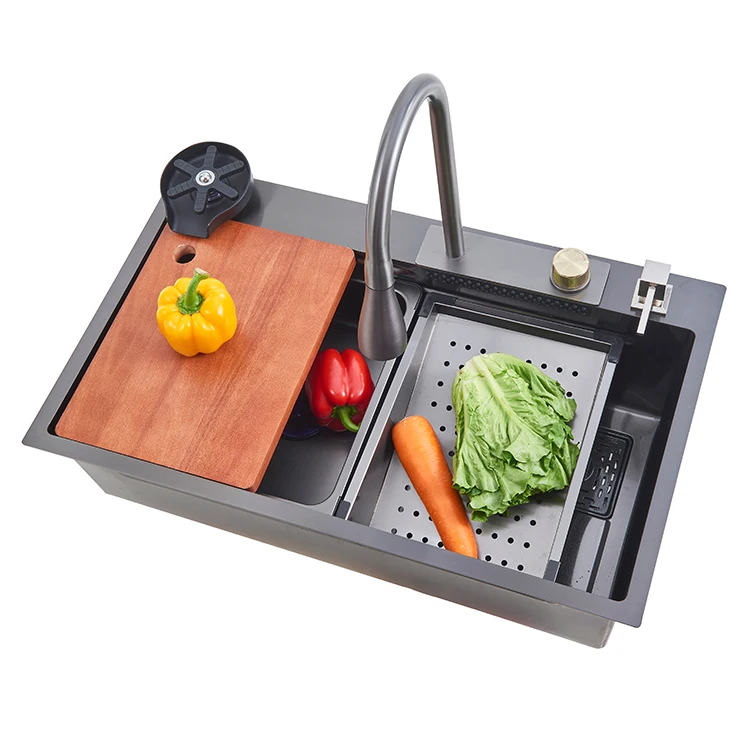 Прочный корпус из нержавеющей стали кухонная раковина брызговик ручной работы раковина