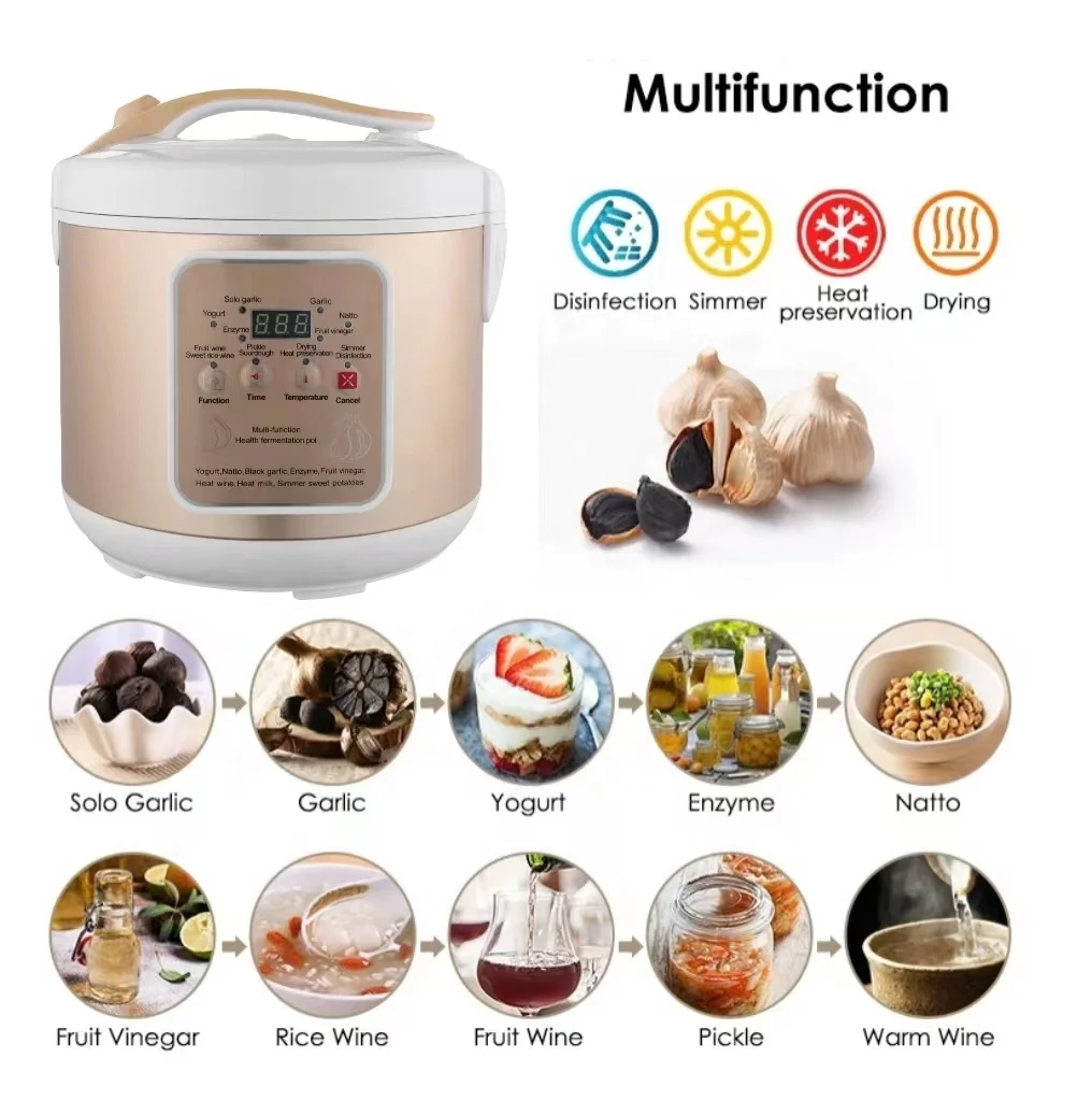 AZK215 New Style Multifunction Pot /5L Fermenting Machine for Black Garlic / Mini Yogurt Multifunctional Fermenter