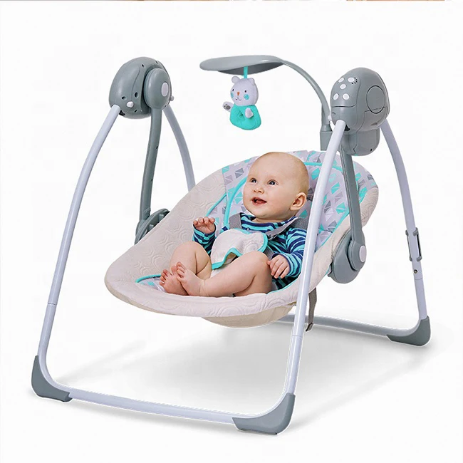 
2020 newest electric baby cot automatic cradle swing baby bed rocking chair with music 