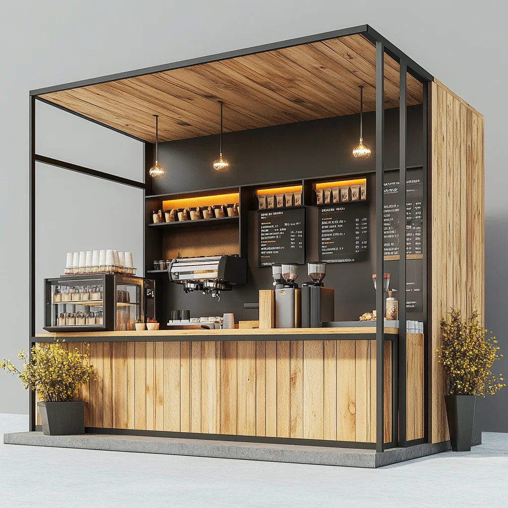 Retail Kiosk Shopping Mall Shop Display Case Cafe Shop Kiosk Indoor Outdoor Business Showcase Display Coffee Kiosk Design