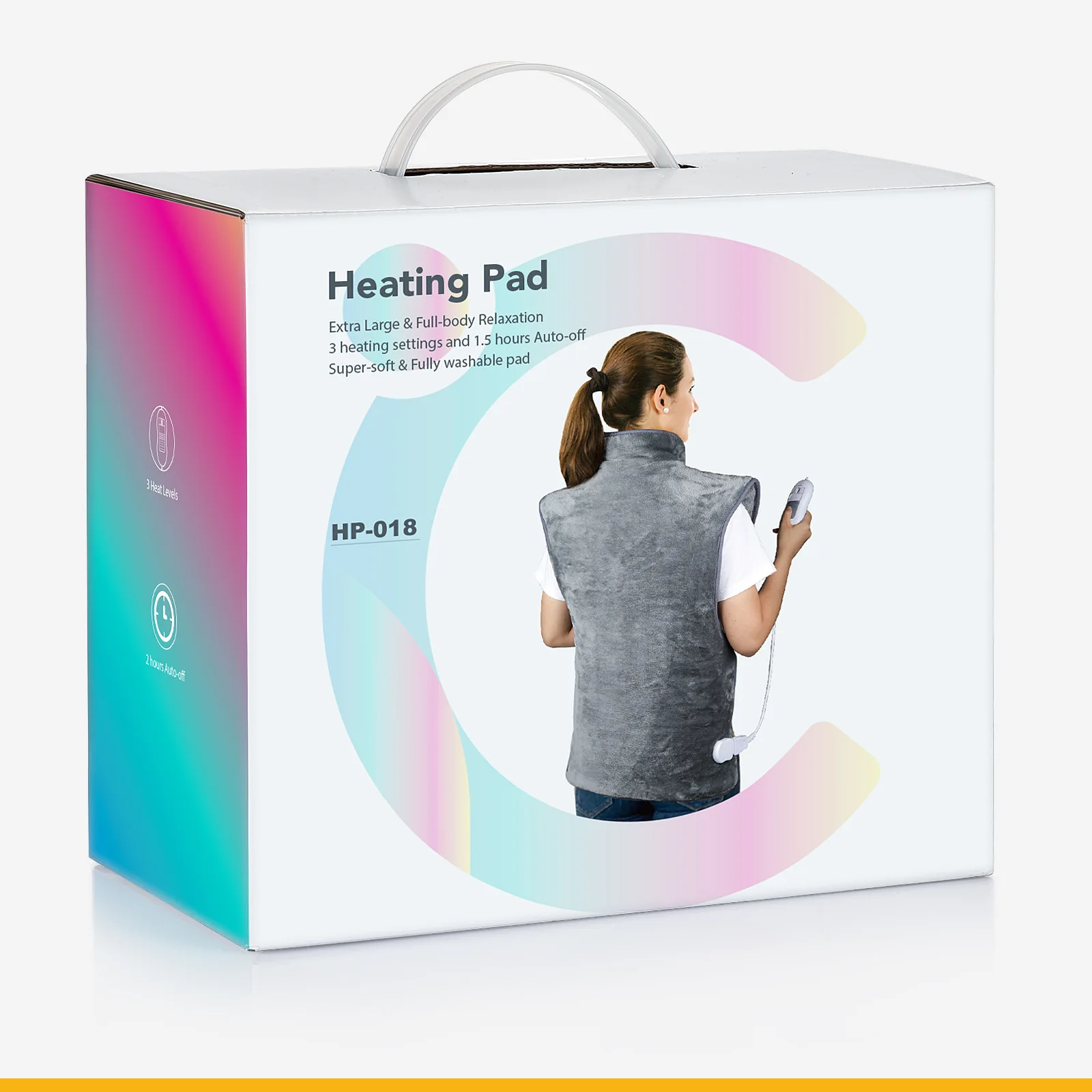 Unisex hot compress shoulder pad heating healty pad shawl electric heating pad for shoulder neck waist care