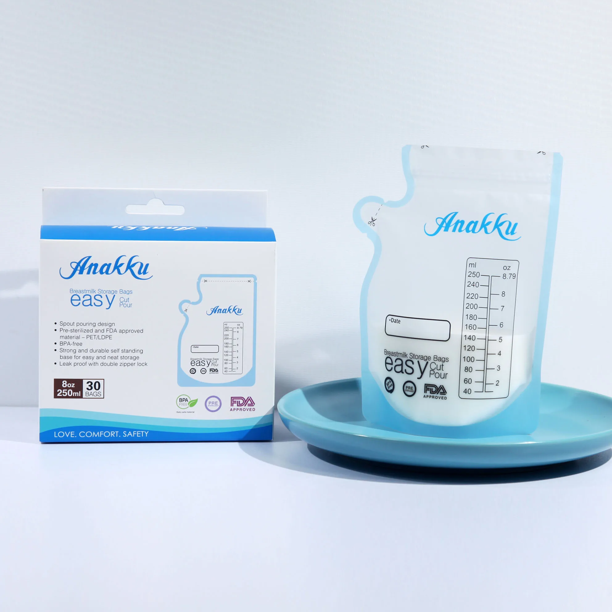 Ready To Use Breast milk Bags for Breast Feeding