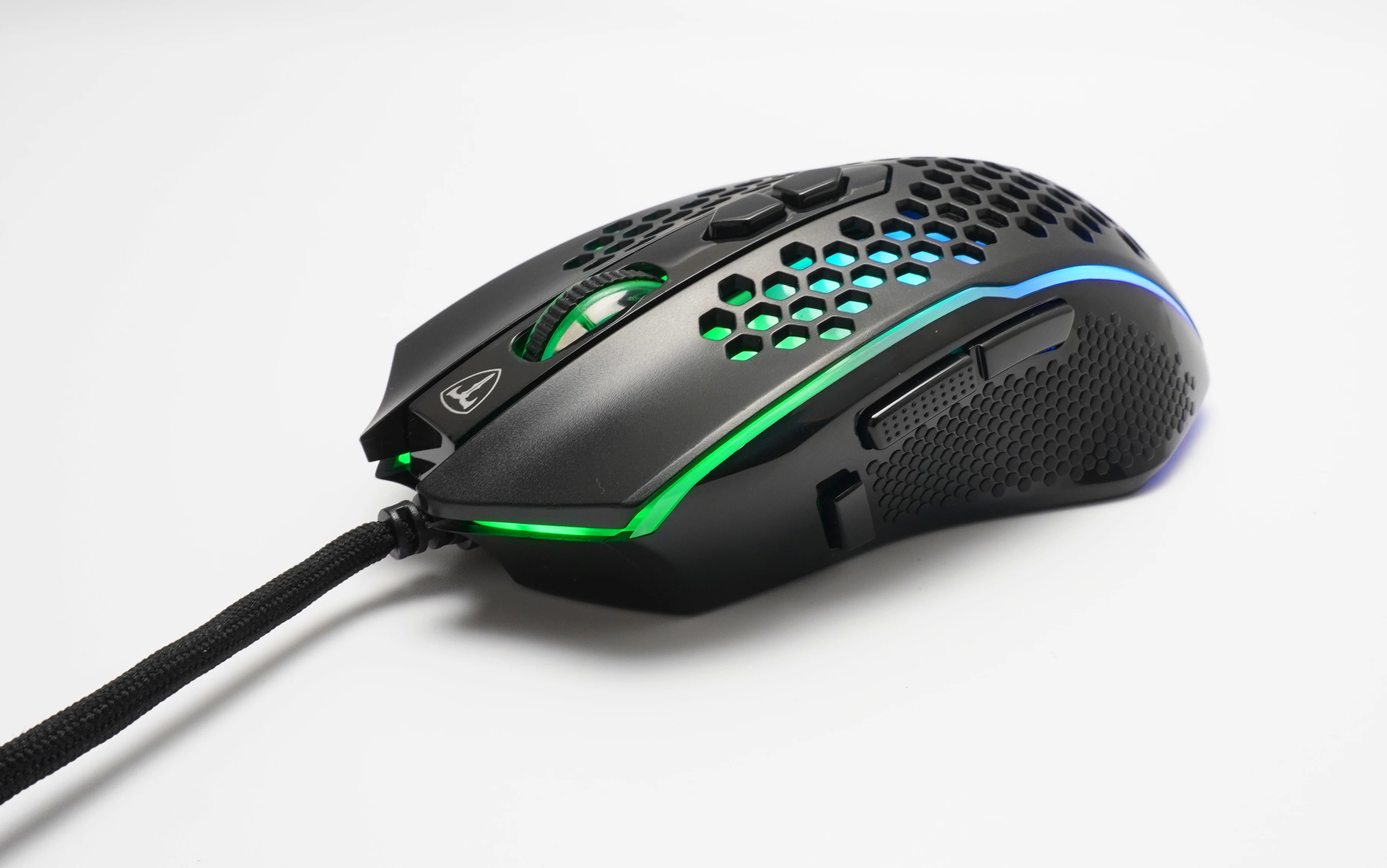 USB gaming mouse computer PC Laptop ergonomic LED  glowing  Honeycomb  wired gaming mouse