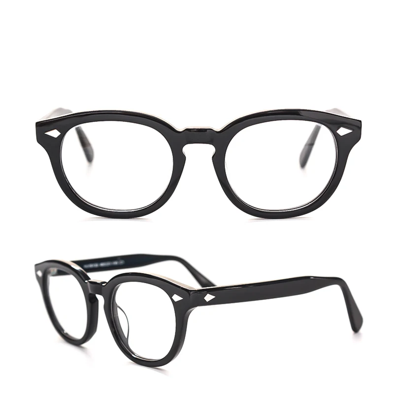 Korea Fashion Retro Round Acetate Glasses Eyewear Eyeglasses Manufacturers