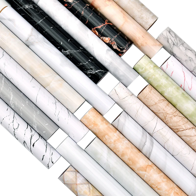 Order Self Adhesive Removable Marble Sticker PVC Wall Paper Wholesale