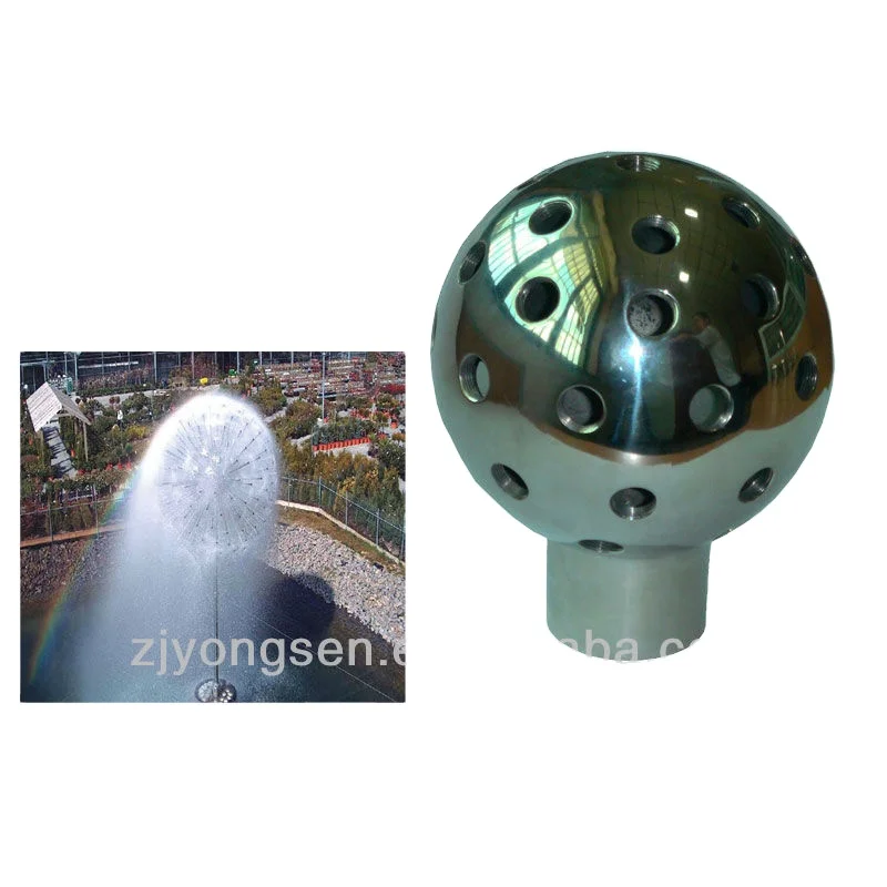 Garden Fountain Stainless Steel Dandelion Water Nozzles 1-1/2'