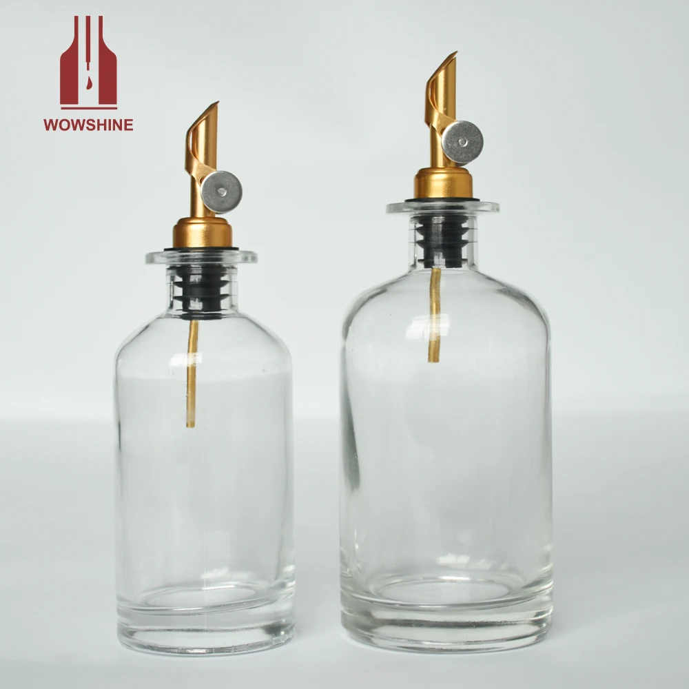 WOWSHINE New Bottle Pourer Wine Pourer Food Grade Gold Silvers +Glass bottle+Aluminium Tube