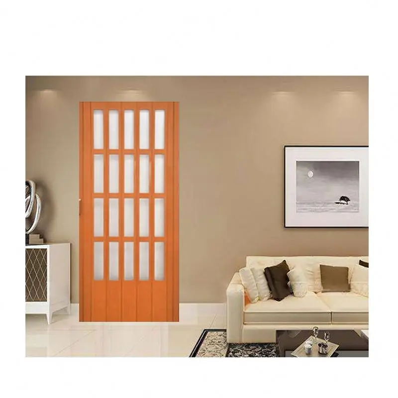 Long performance life plastic door with glass of 6mm thickness