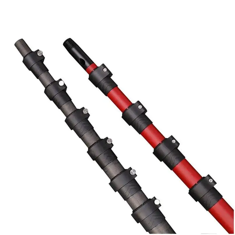 Carbon Fiber Tube Pole Rectangular Wholesale Telescoping Mast Oval Forged Eco Friendly Telescopic Pole Carbon Steel Square Tube