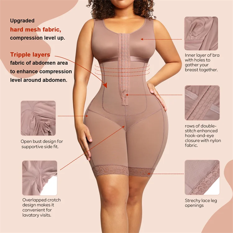 Wholesale Colombian Fajas Post Parto Mayor Shapewear Fajas Colombianas Para Mujer Original Moldeadora Para Post Surgery Mujer