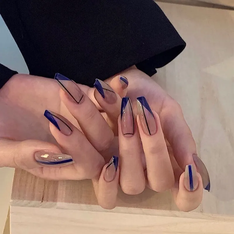 New style spice girls ballet nail pieces finished nail 24 pcs false wholesale vendor impress press on nails