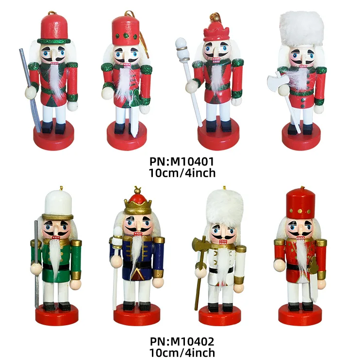 Nutcracker High Quality Customizable Wooden 7/10cm Nutcracker for Christmas Decorations