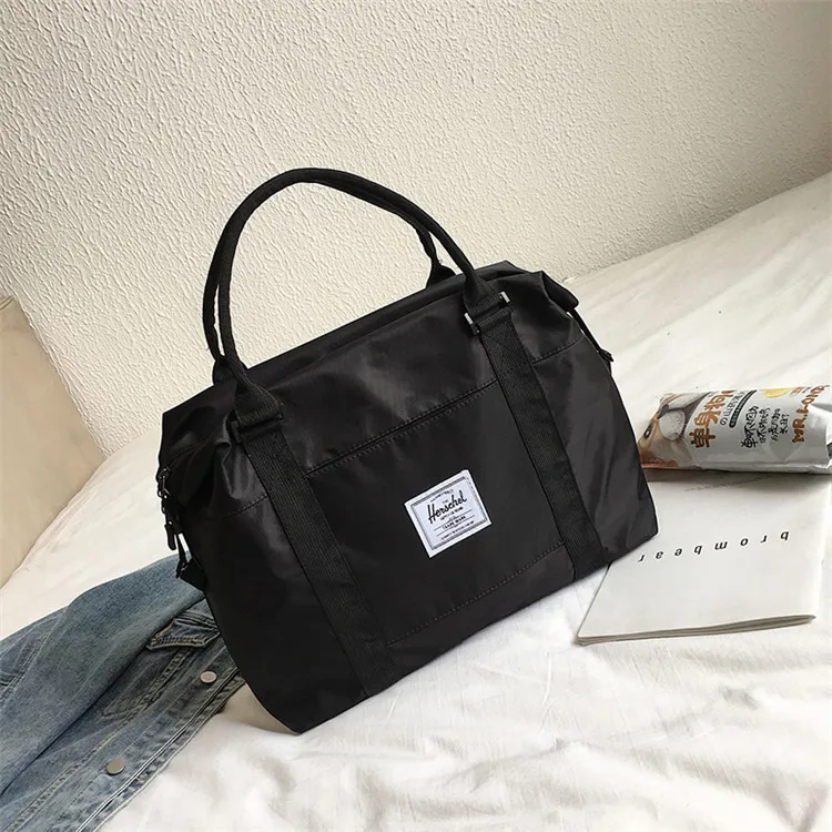 wholesale fashion classic travel bag big capacity wet dry pocket separated duffel bag