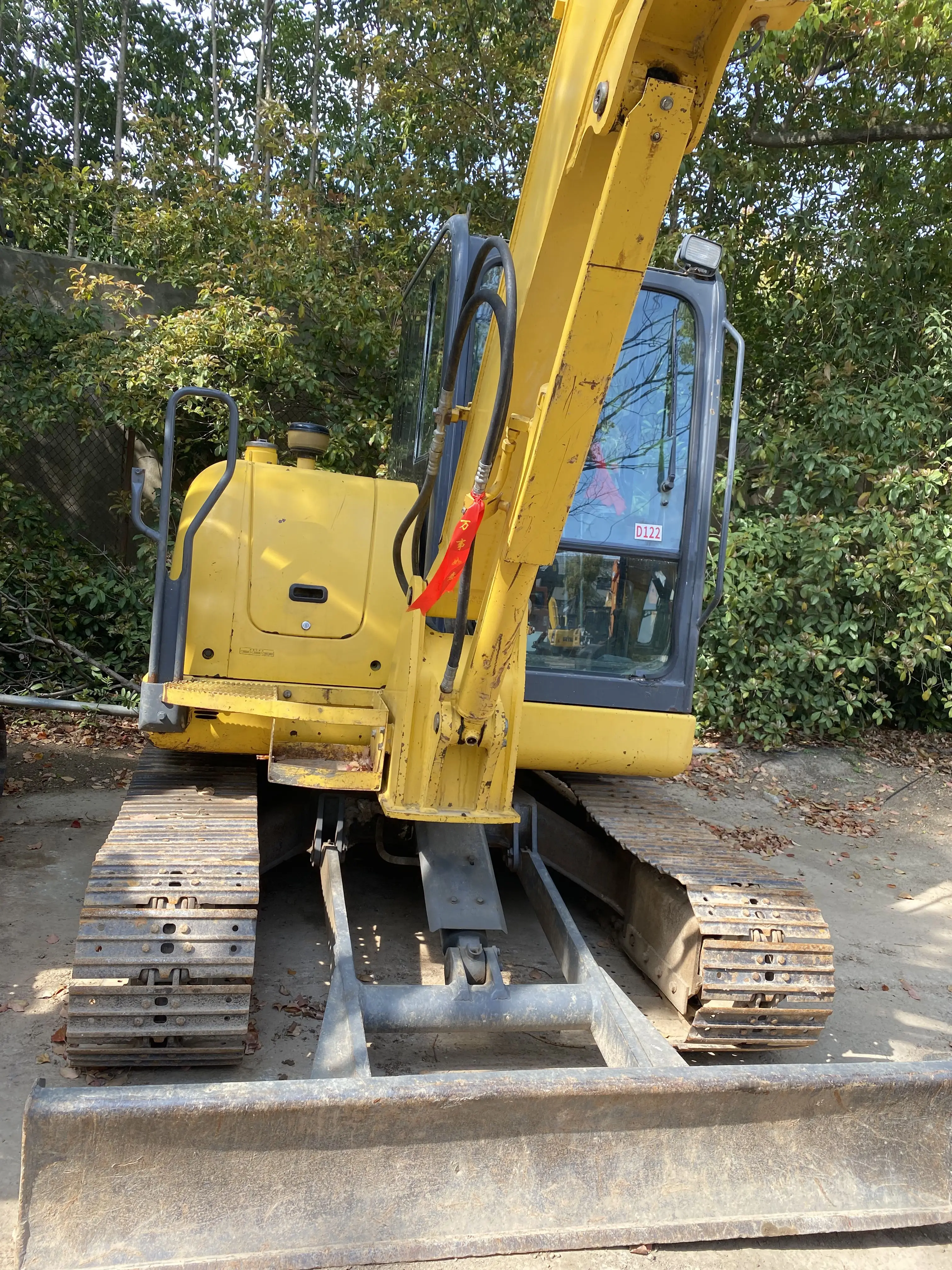Used mini excavator 5.6ton Komatsu 56 original Japanese farm garden tractors  high quality second- hand excavator for sale