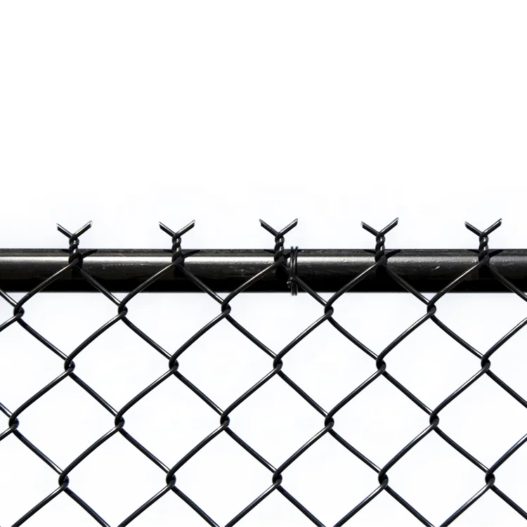 8ft wholesale used 50mm 11 gauge galvanized vinyl coated black used chain link fence